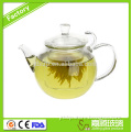 Pyrex Glass Tea Pot, Heat Resistant Hand blown Infuser Turkish Tea Pot